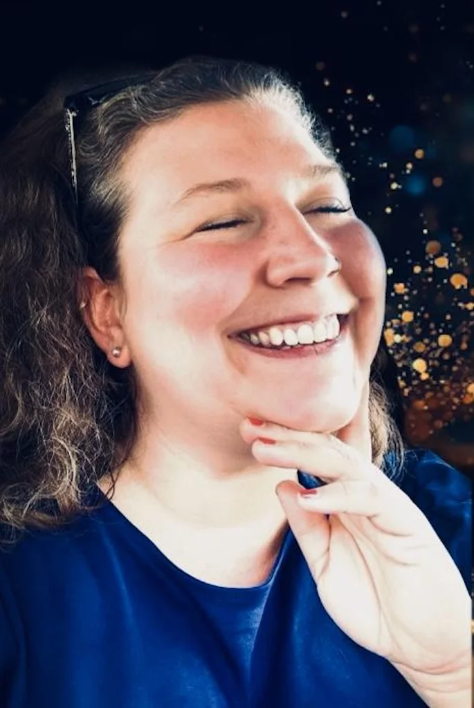 Barbara Schwandl mit einem Lächeln auf den Lippen